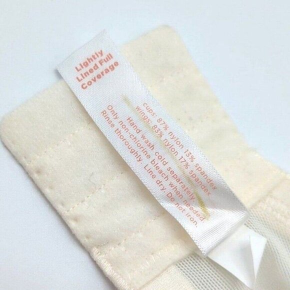 Cacique Lane Bryant Womens Bra Smooth Satin Full Coverage 40DDD Ivory Bisque - Picture 7 of 8